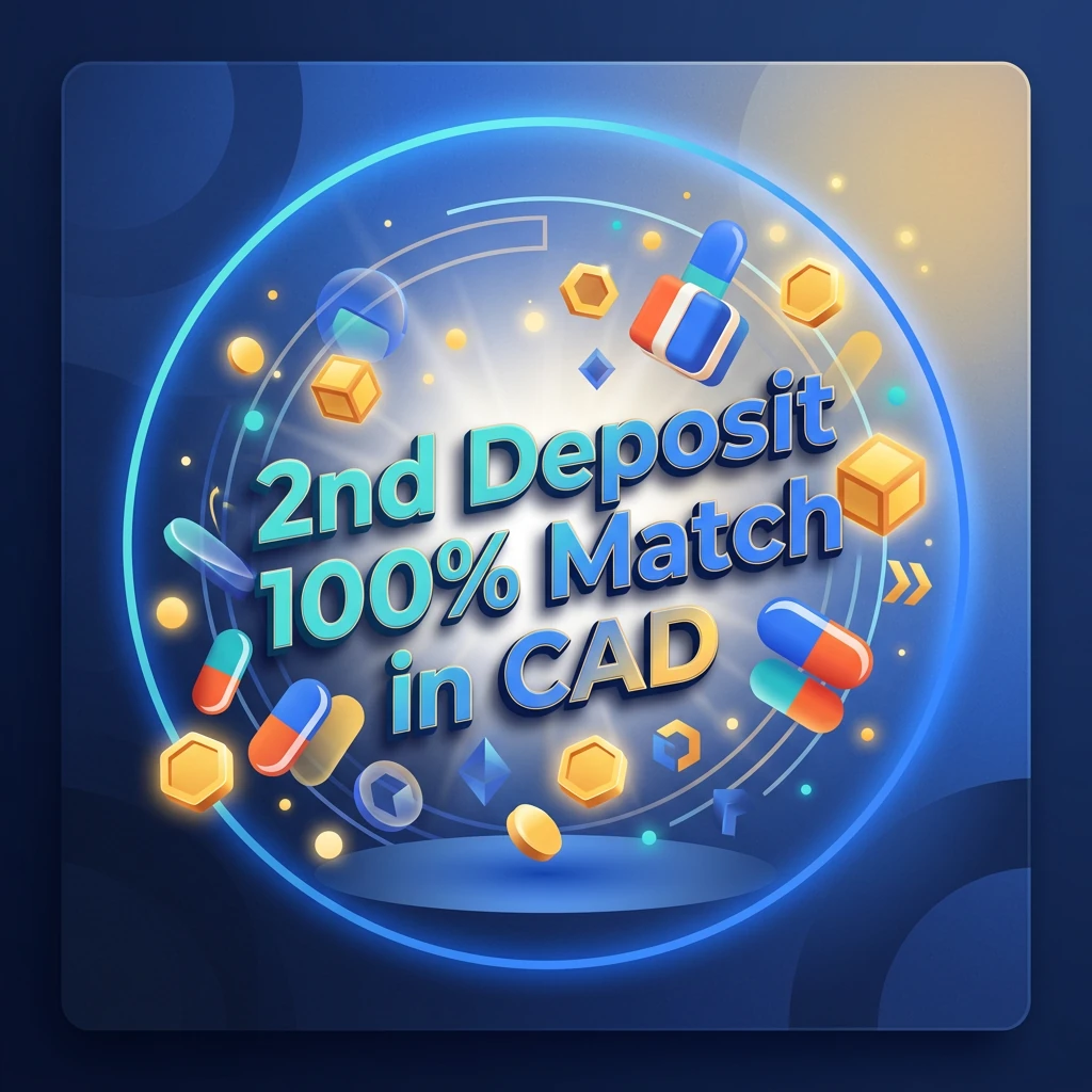 2nd Deposit 100% Match in CAD