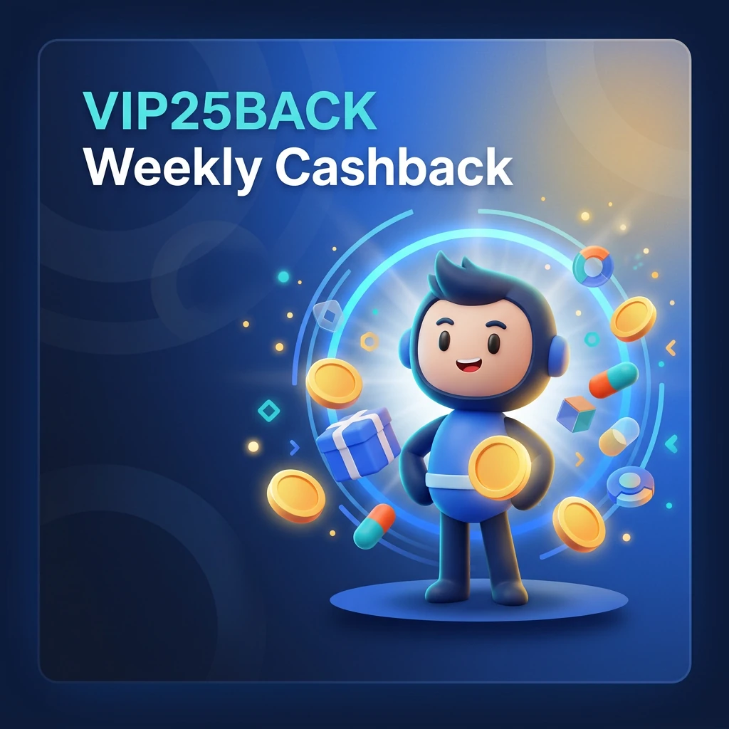 VIP25BACK Weekly Cashback